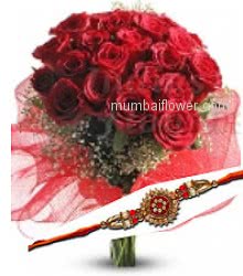 Rakhi Roses Combo