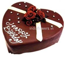 1 Kg. Chocolate Heart Cake