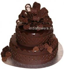 2 Tier Chocolate Party Cake
