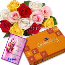 Roses Chocolates Card