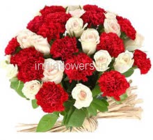 30 Carnations and Roses