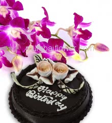 Orchid Cake Combo