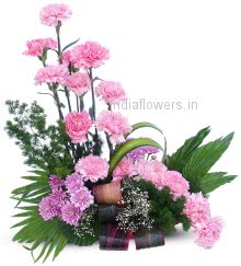 Birthday Pink Flowers