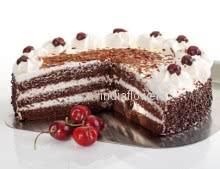 1 Kg High quality Black Forest Cake. to India