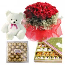 Roses Teddy Mithai Chocolate