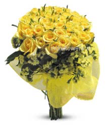 Gift this Bunch of 40 Friendship Yellow Roses to  your friend.