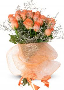 Valentine Orange Roses