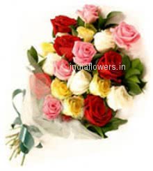 Mixed Roses Bunch