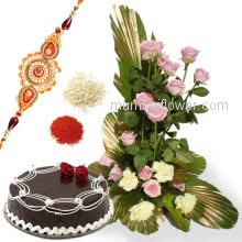 Rakhi Roses N Cake