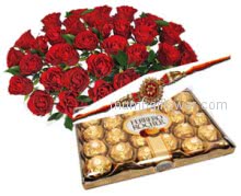 Red Roses Chocolate Combo