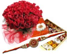 Rakhi Roses Mithai