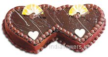 Twin Heart Cake