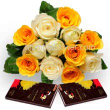 Roses and Chocolate combo