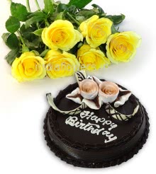 Yellow Roses Combo