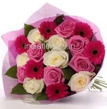 Pink Flowers Bouquet